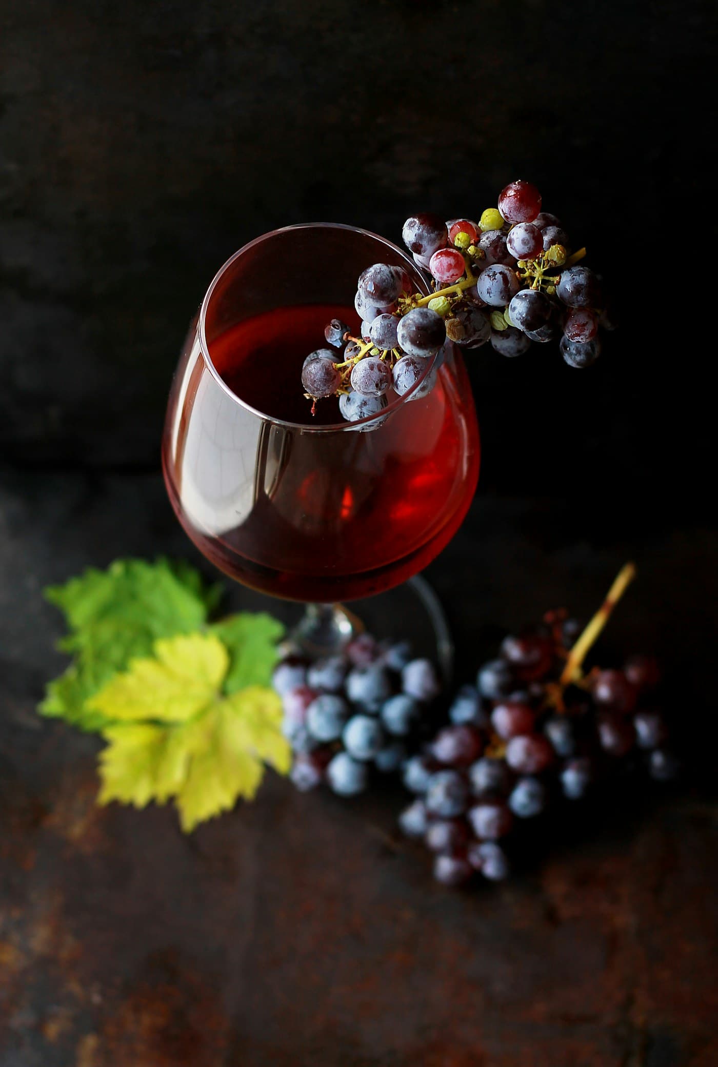 Wine glasses on a vineyard table for private tours